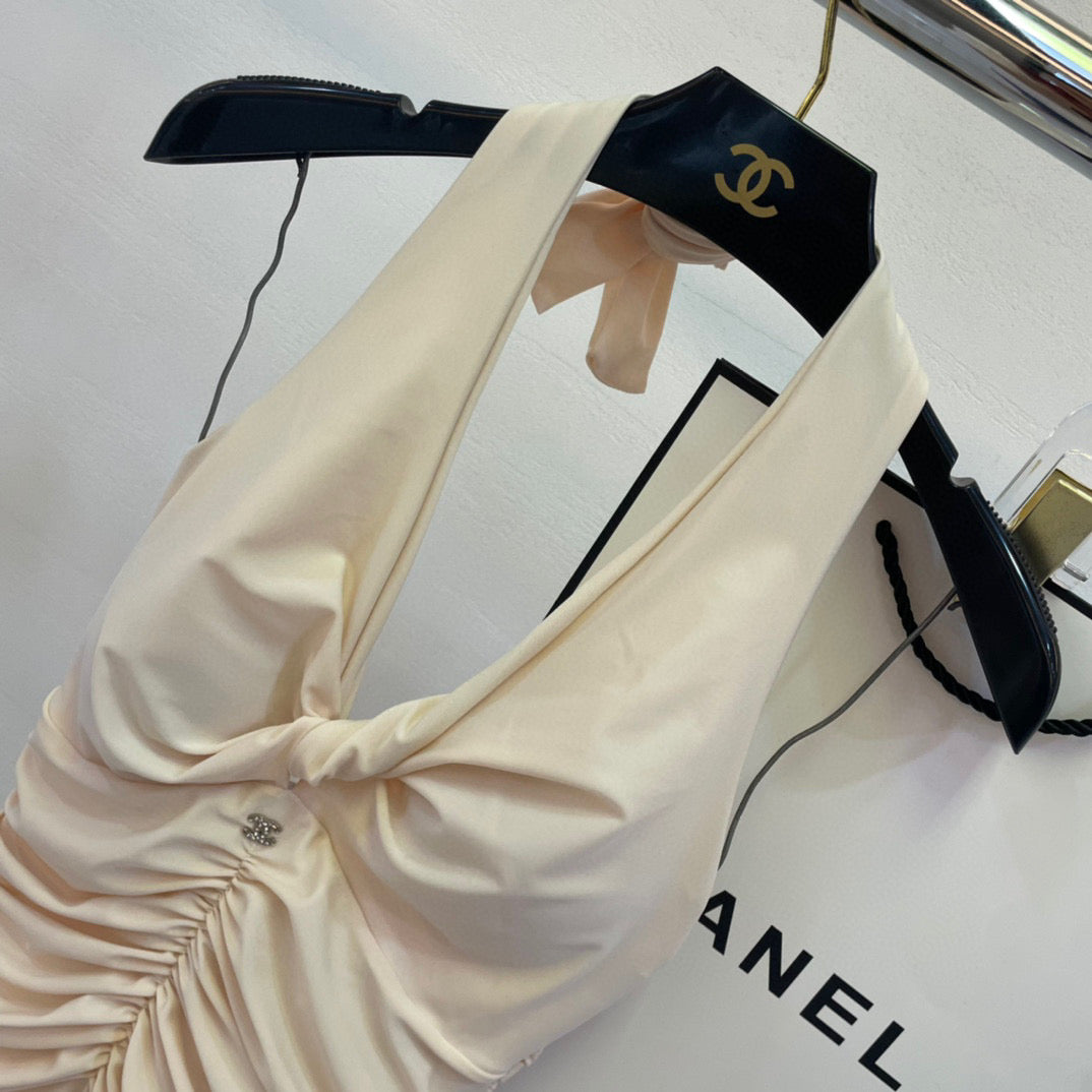 CHANEL BIKINI SWIMSUIT SET IN IVORY 599124