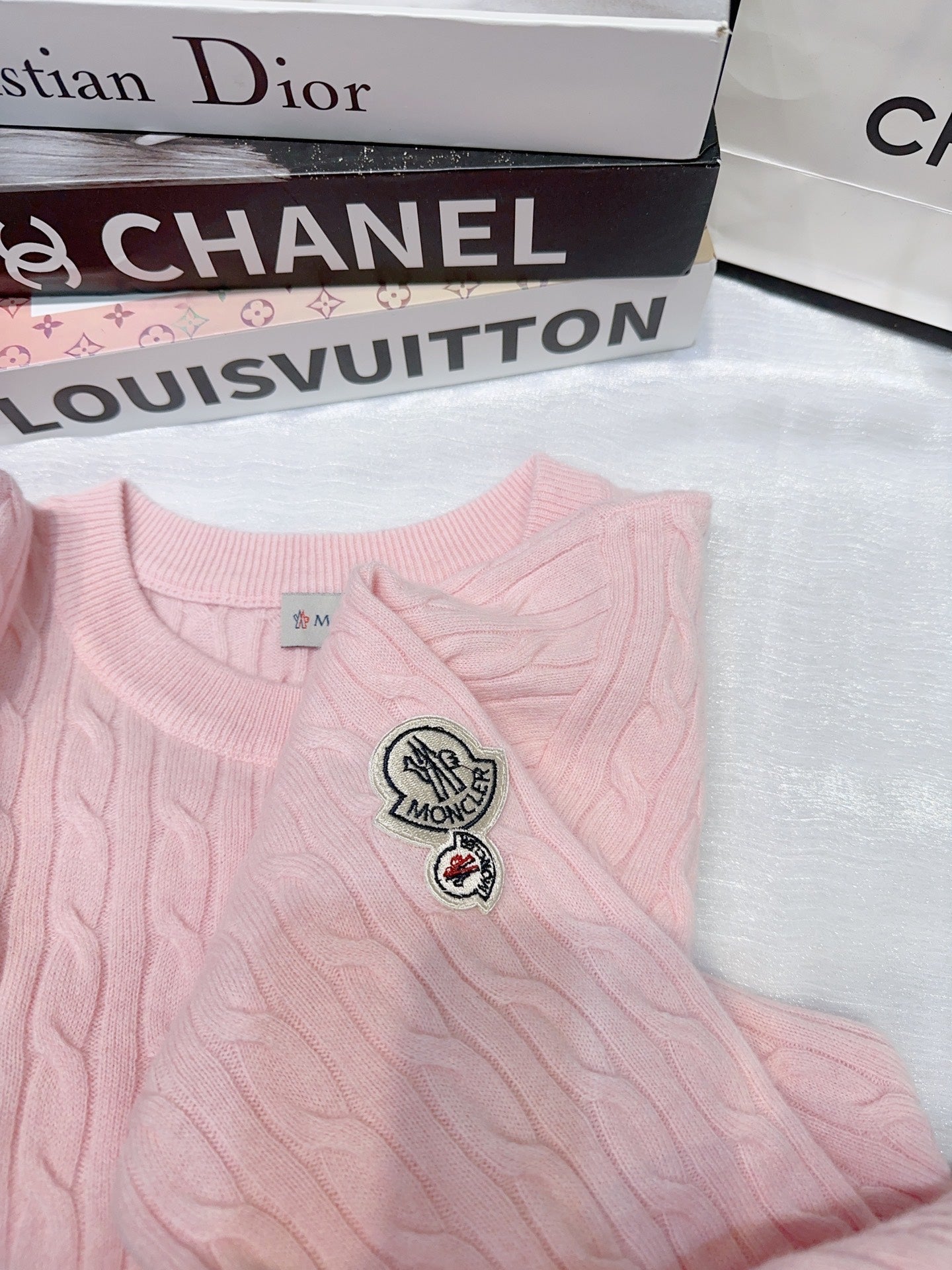 MONCLER 25S LONG-SLEEVE CREWNECK SWEATER 382