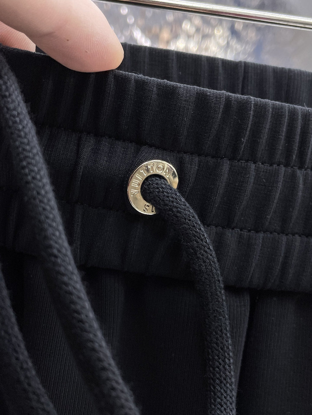 LOUIS VUITTON LV BLACK TROUSERS 239508