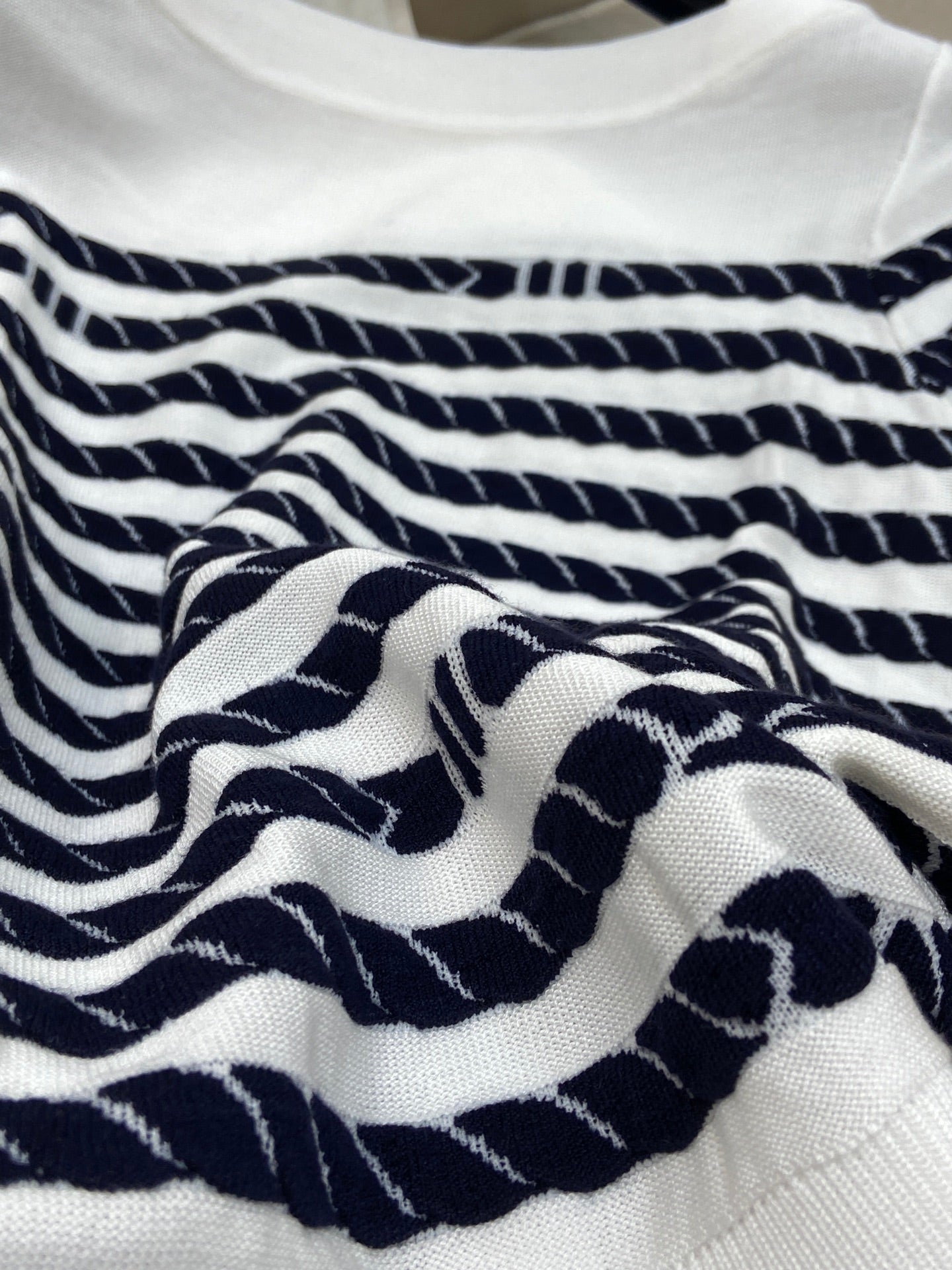 LOUIS VUITTON LV STRIPED SWEATER 25S IN TENCEL  266038