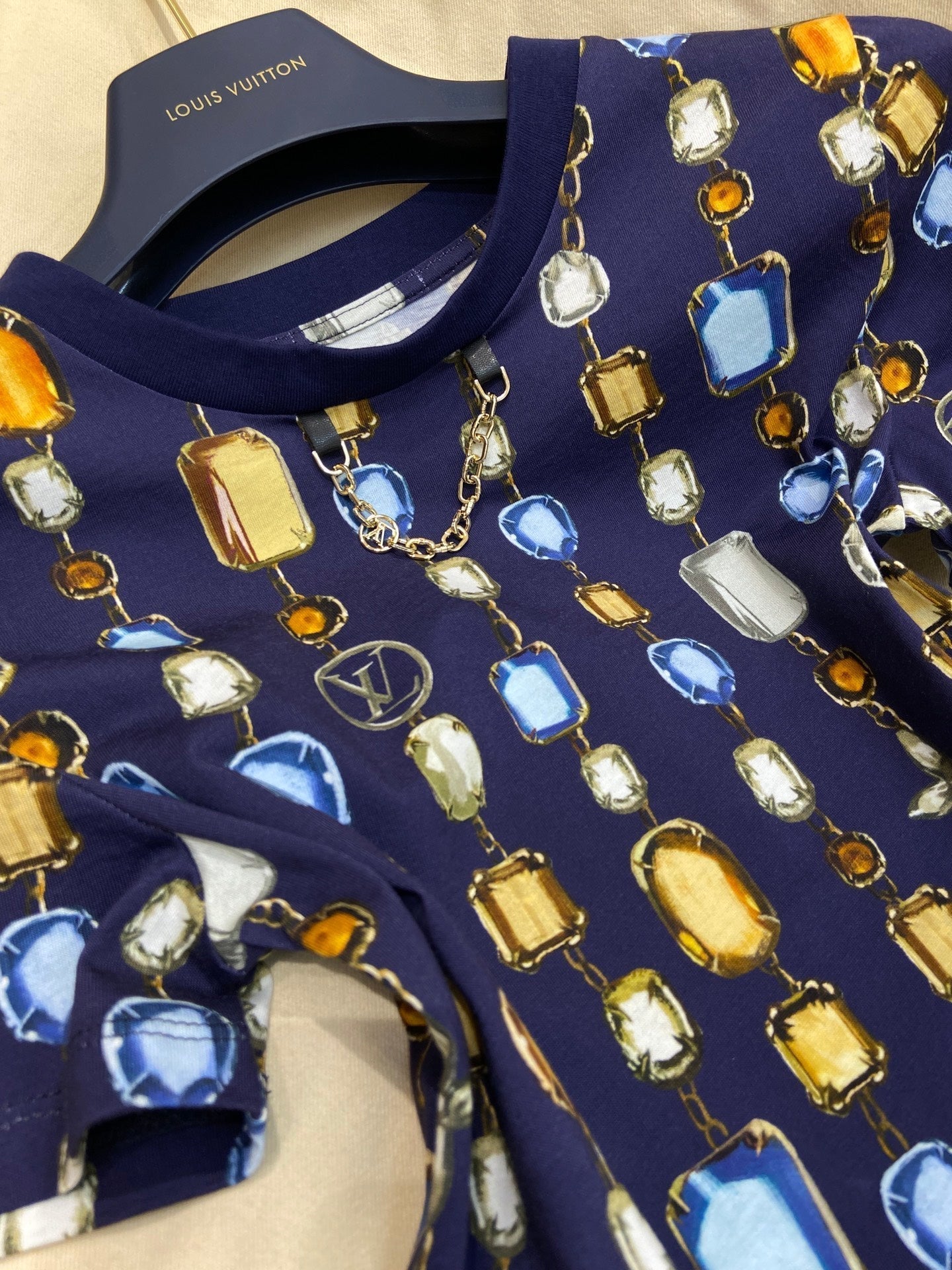 LOUIS VUITTON LV CROP TOP 25S IN COTTON 266285