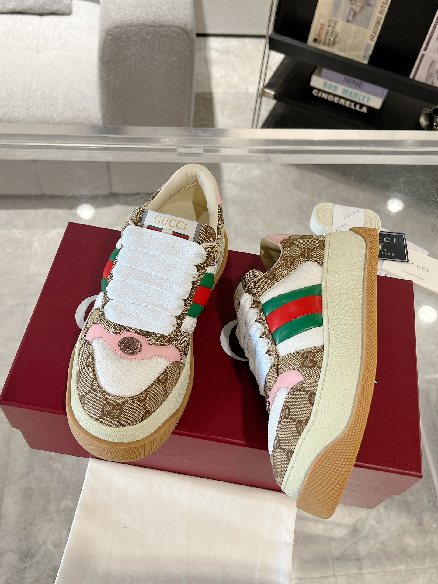 GUCCI SCREENER SNEAKER COLORFUL