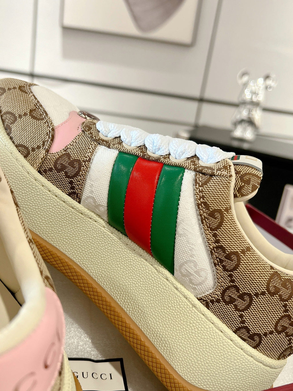 GUCCI SCREENER SNEAKER COLORFUL