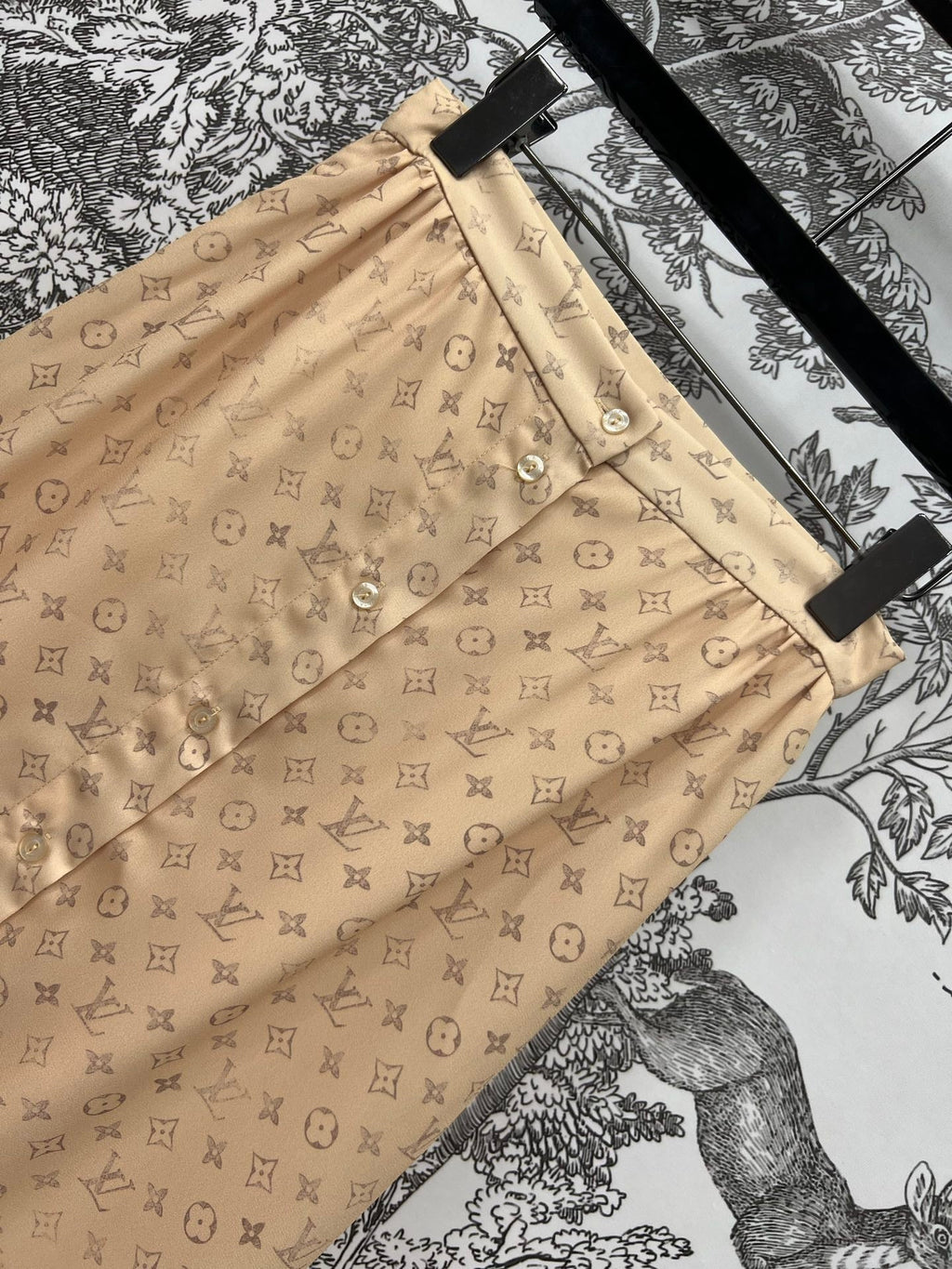 LOUIS VUITTON LV MONOGRAM BUTTON DOWN DRESS 274496