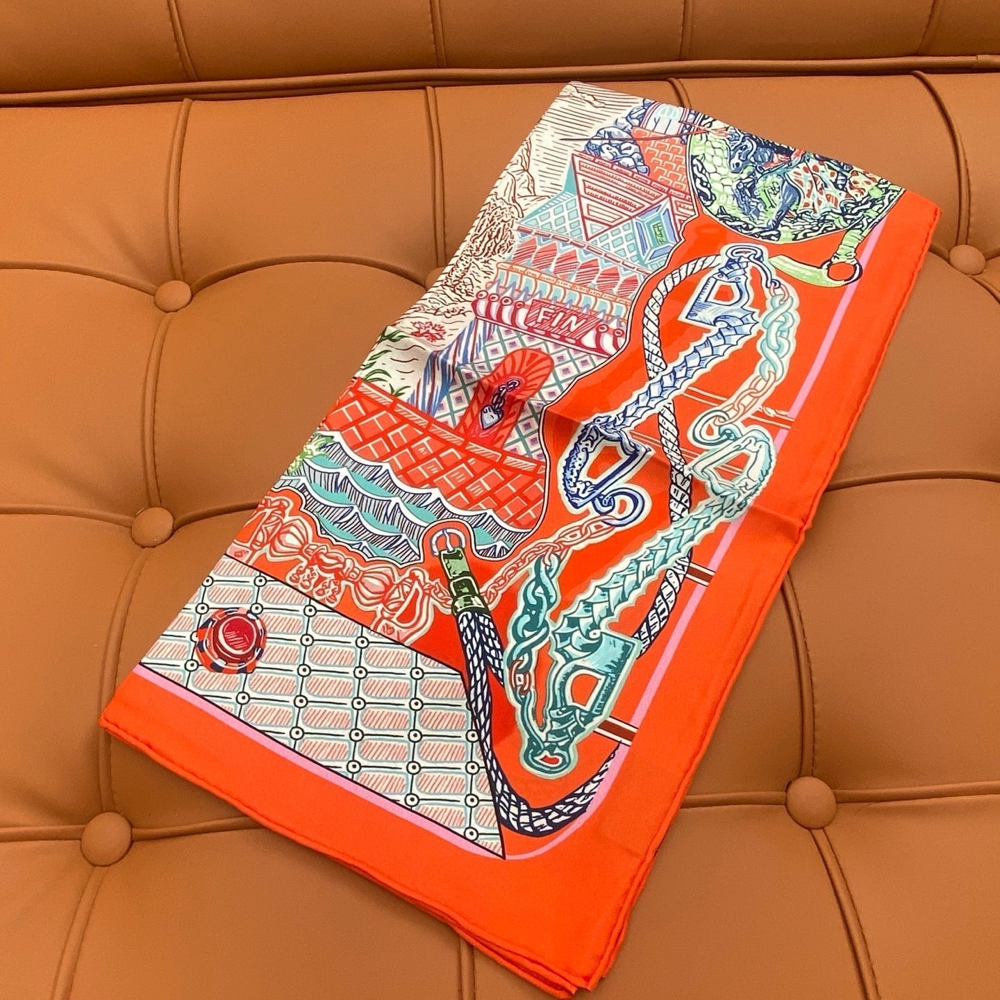 HERMES HERMES 25S SCARF 90 IN SILK 703684