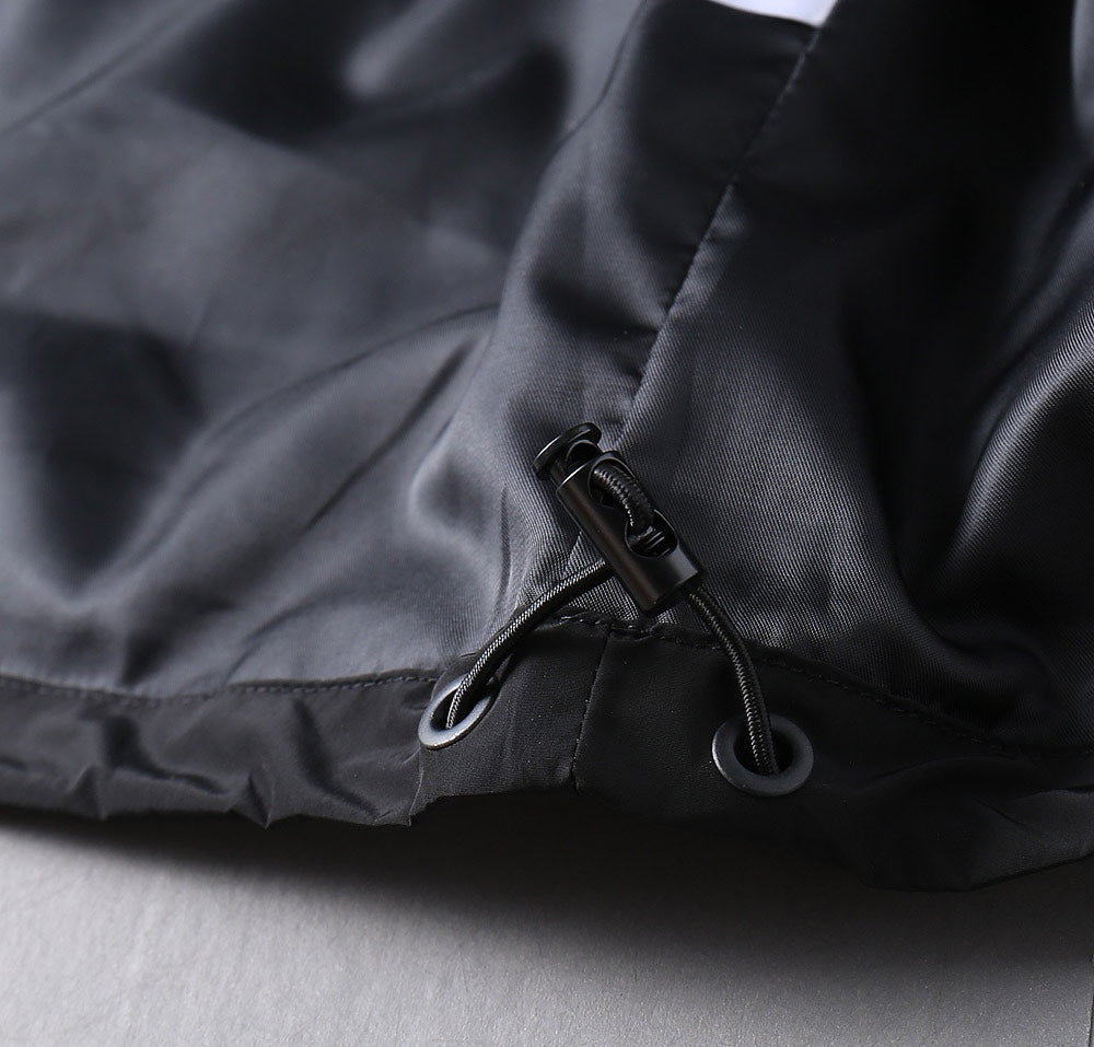 LOUIS VUITTON LV HOODED JACKET NAVY BLUE MONOGRAM AND BLACK 239169