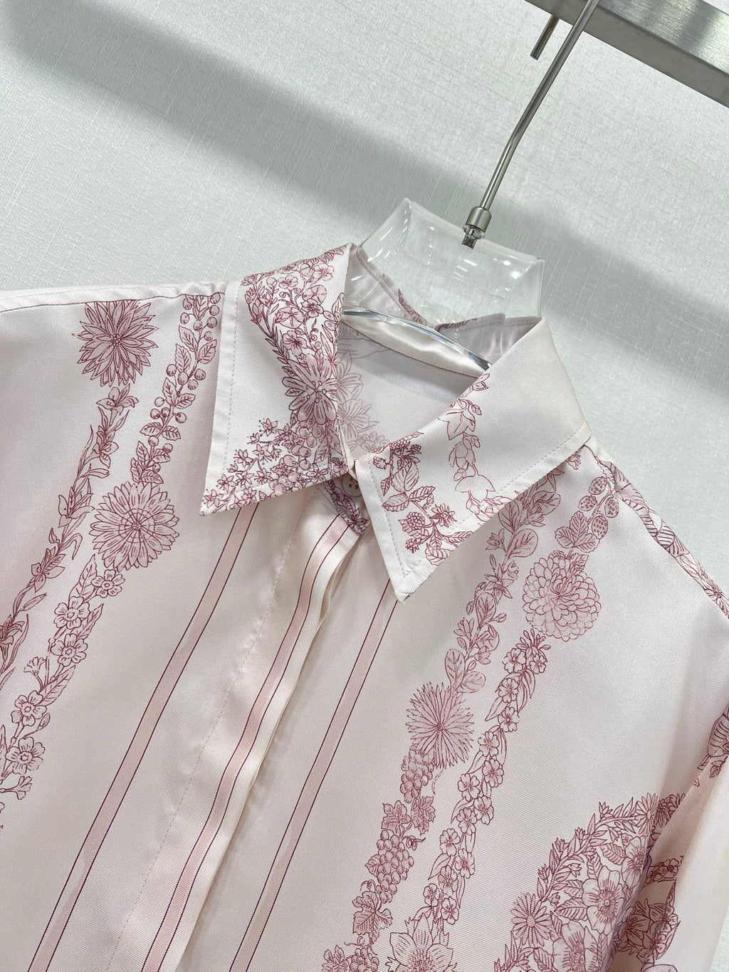 HERMES PRINTED SILK SHIRT 269262