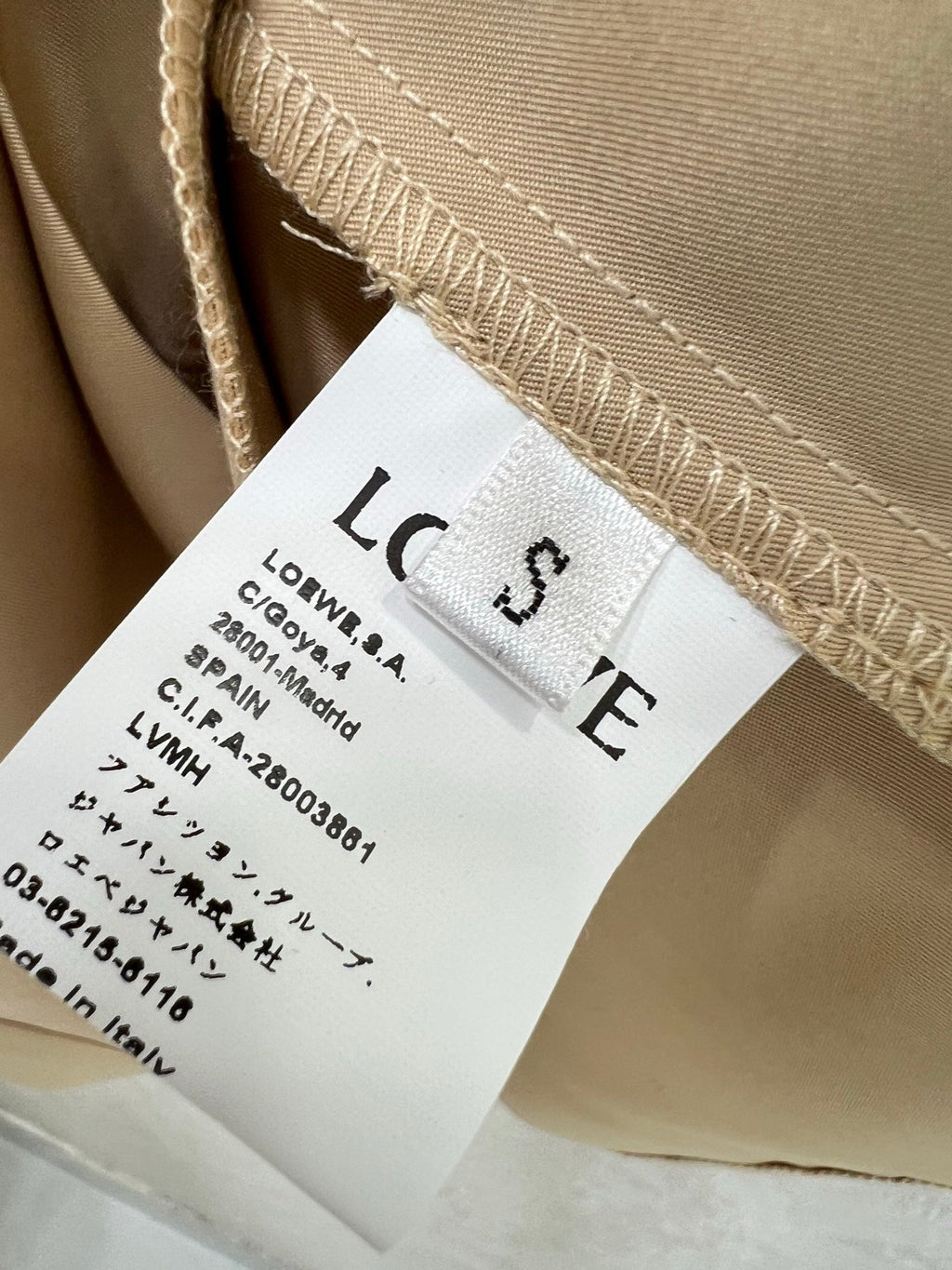 LOEWE SHORT-SLEEVE SHIFT DRESS WITH SIDE POCKETS