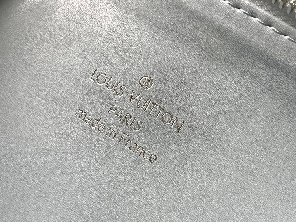 LOUIS VUITTON COUSSIN PM 26 IN GRAY MONOGRAM EMBOSSED LAMBSKIN