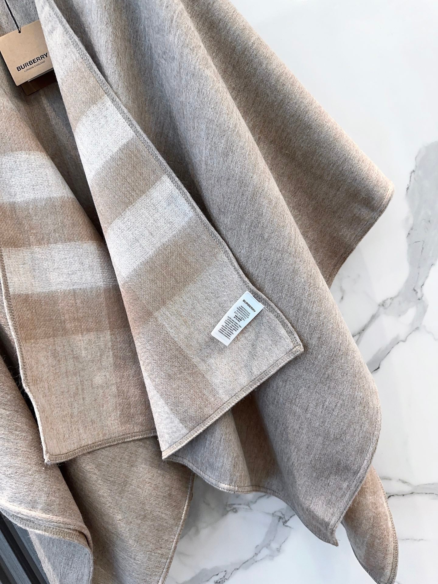 BURBERRY 25S DOUBLE-FACED CASHMERE COAT 201