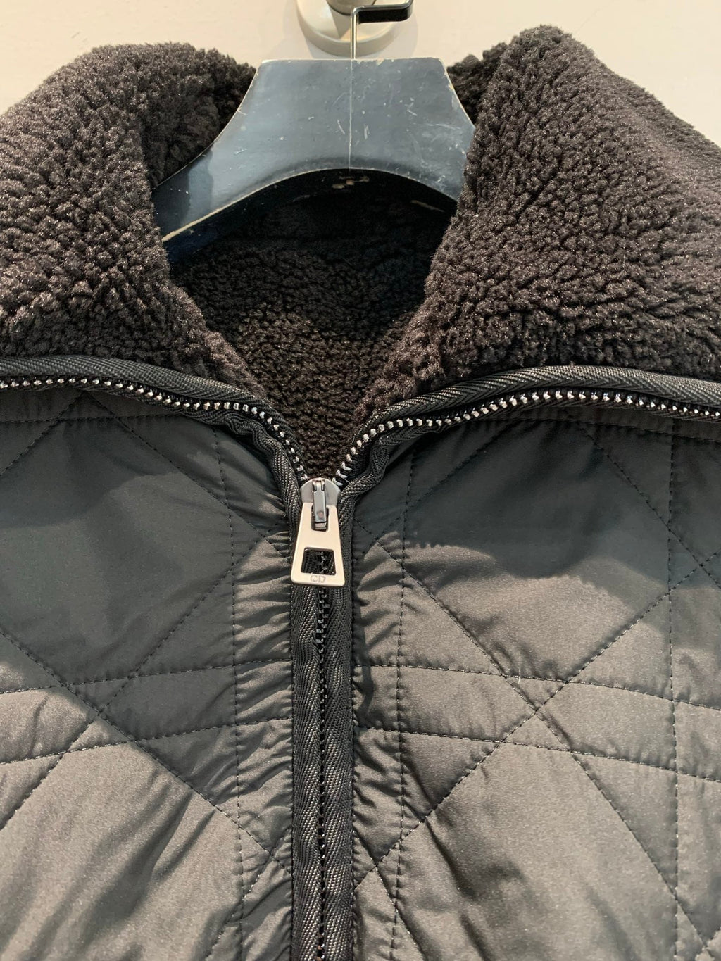DIOR 25S COTTON SHERPA-COLLAR JACKET 536