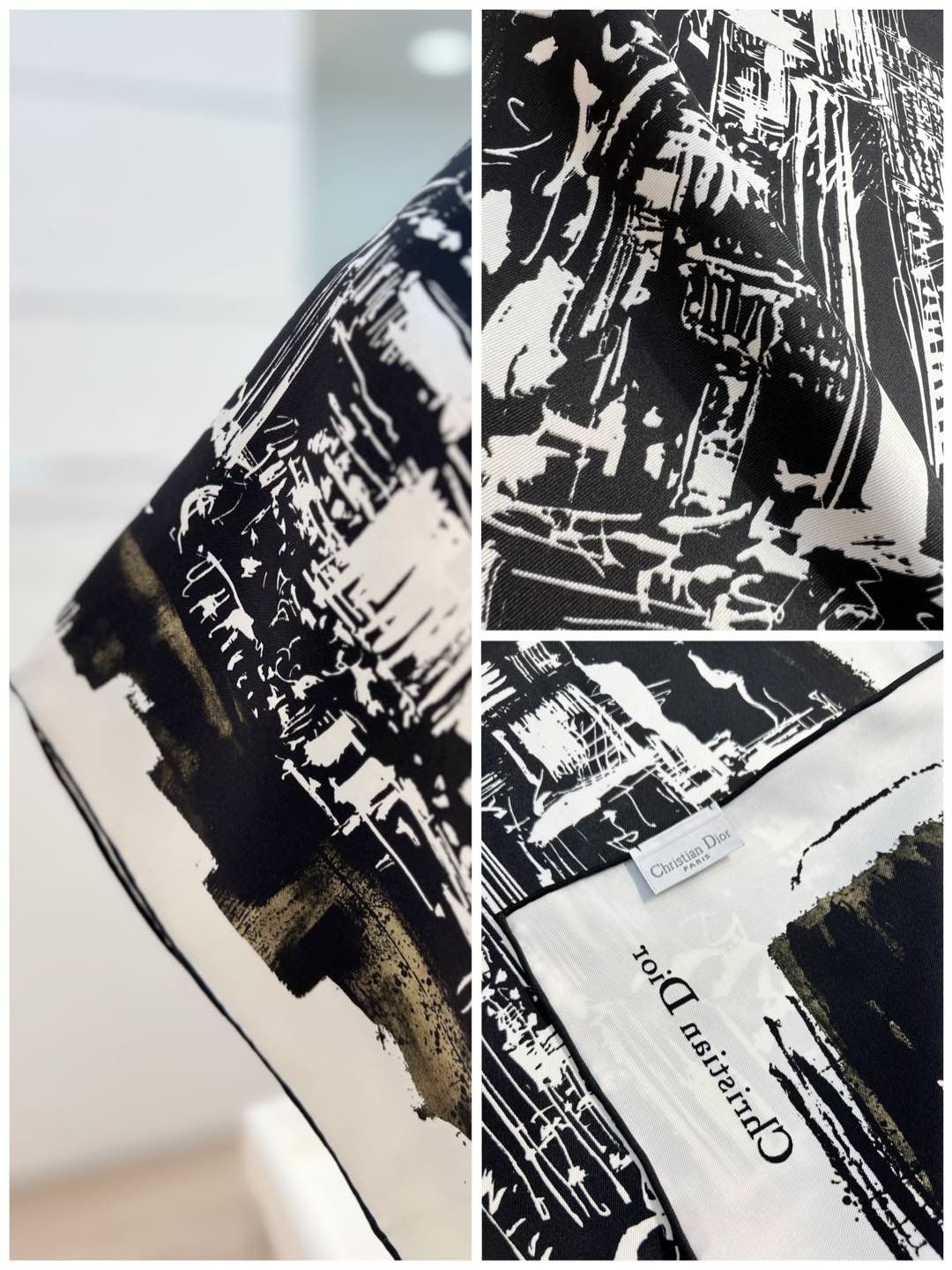 DIOR SCARF 90 CM IN SILK 603566