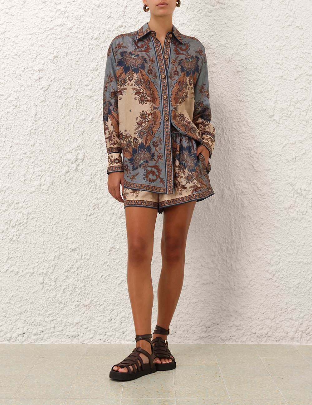 LONG-SLEEVE PRINTED SHIRT