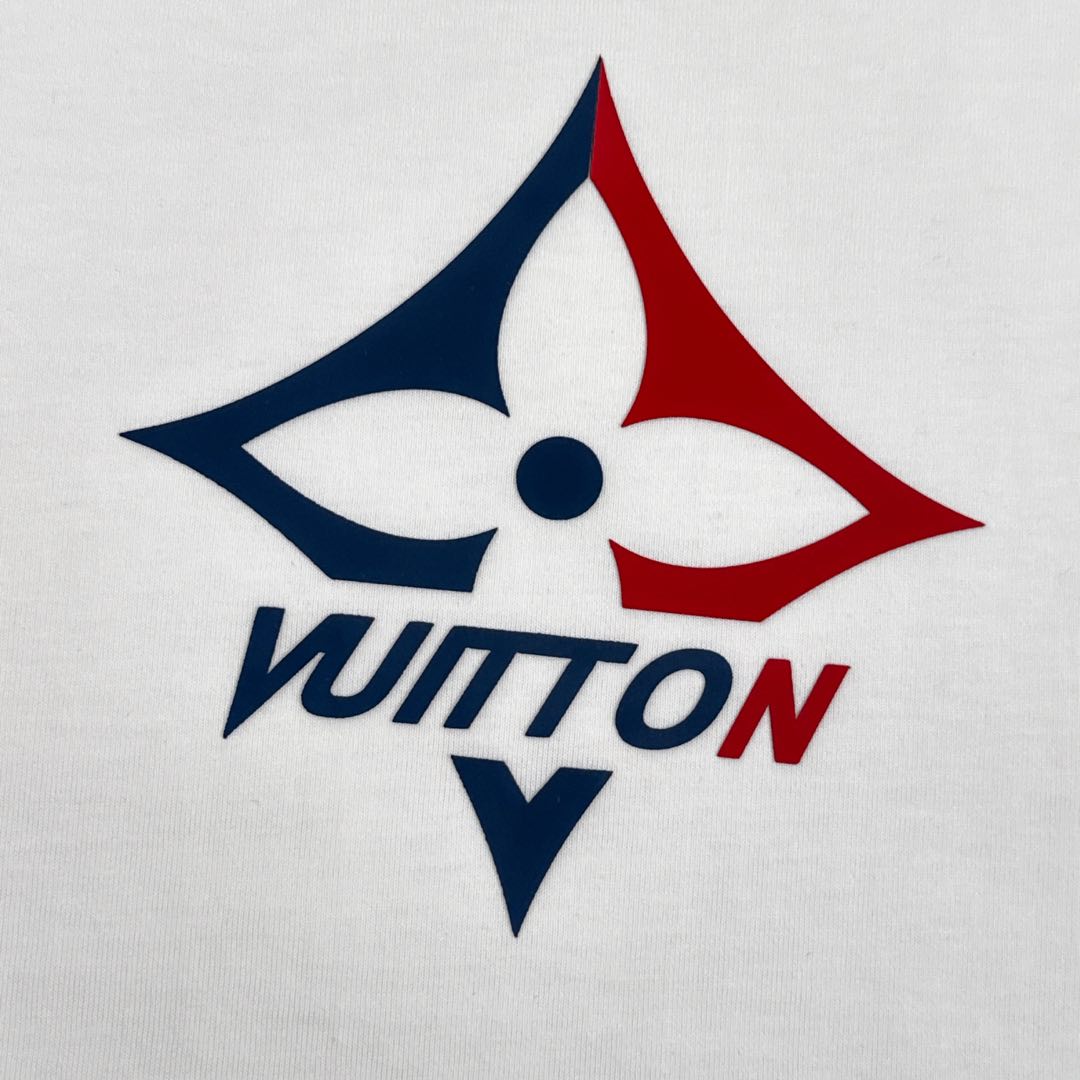 LOUIS VUITTON LV WHITE COTTON T-SHIRT 238911