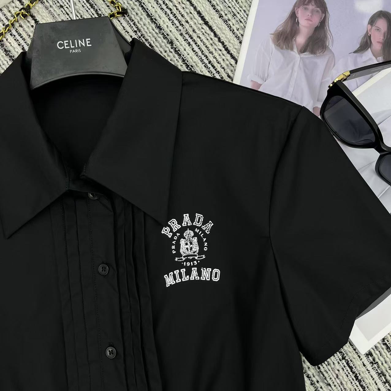 PRADA 25S SHORT-SLEEVE SHIRT 344