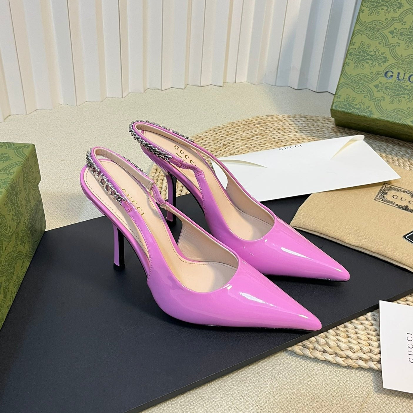 GUCCI Women's High Heels  Pink