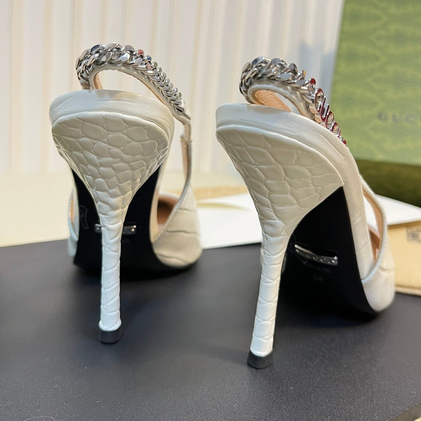 GUCCI Women's High Heels  White