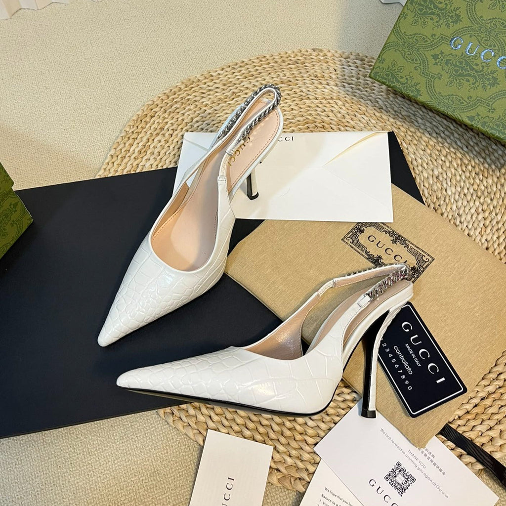 GUCCI Women's High Heels  White