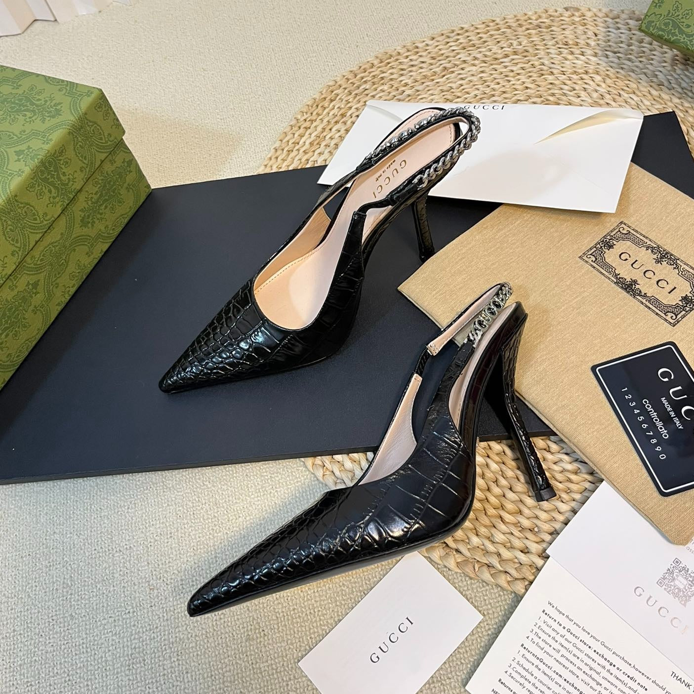 GUCCI Women's High Heels  Black