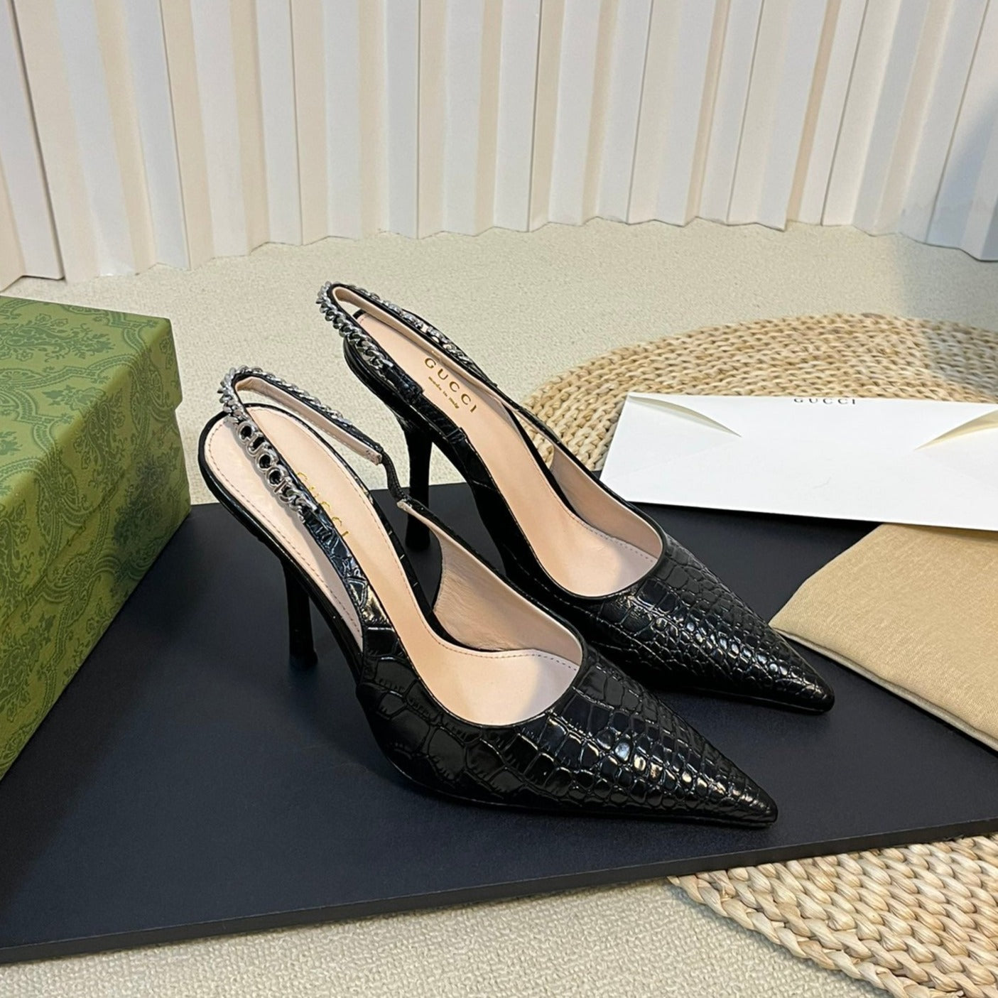 GUCCI Women's High Heels  Black