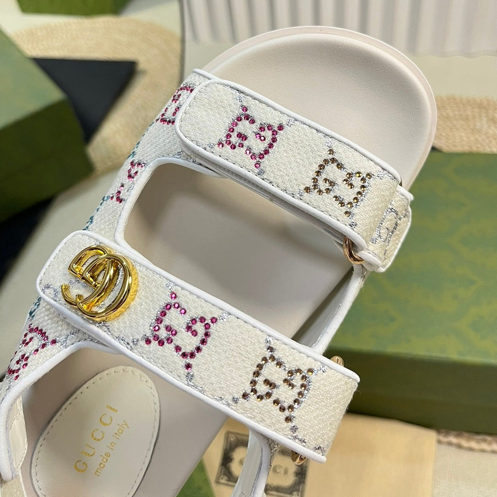 GUCCI Sandal With Double G White