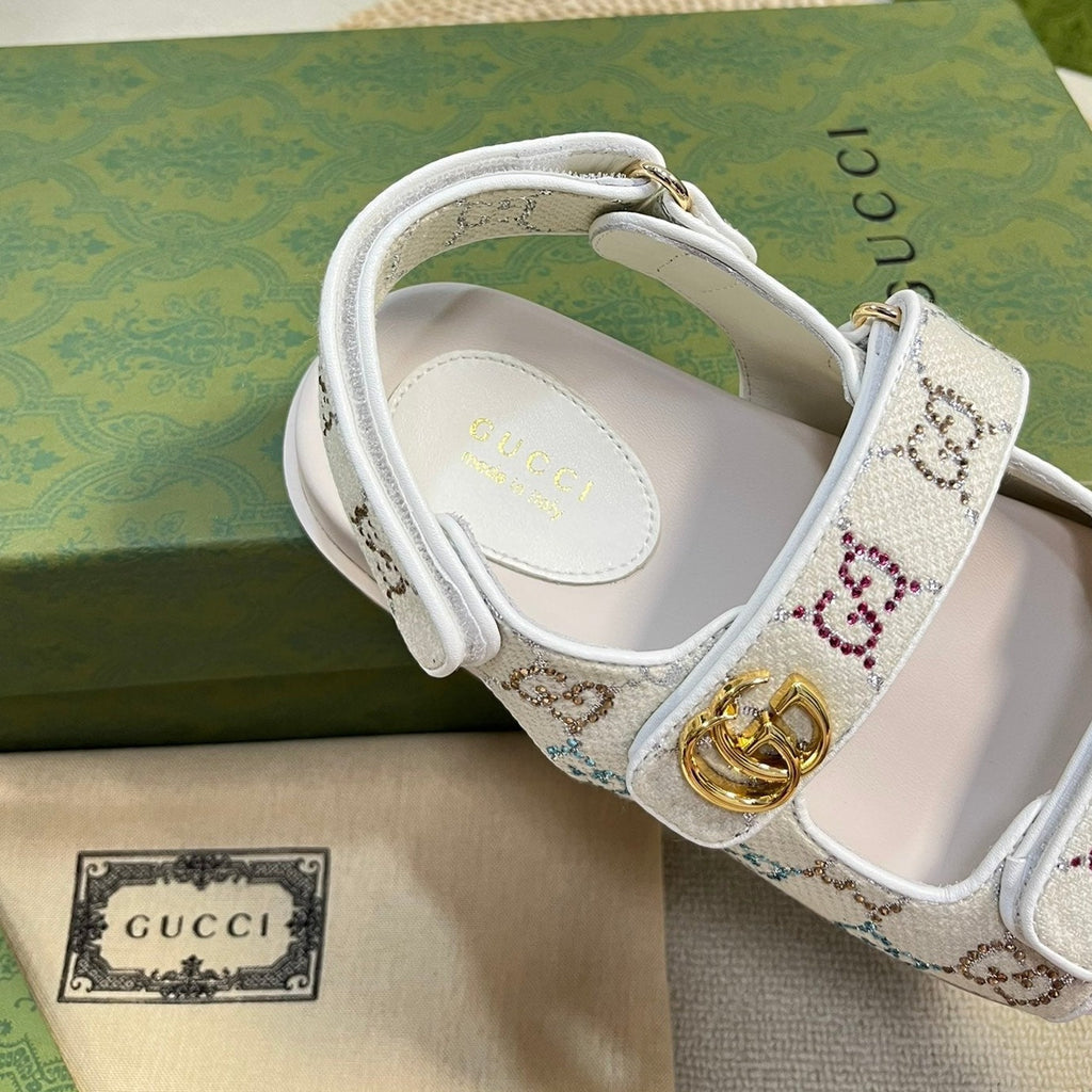 GUCCI Sandal With Double G White