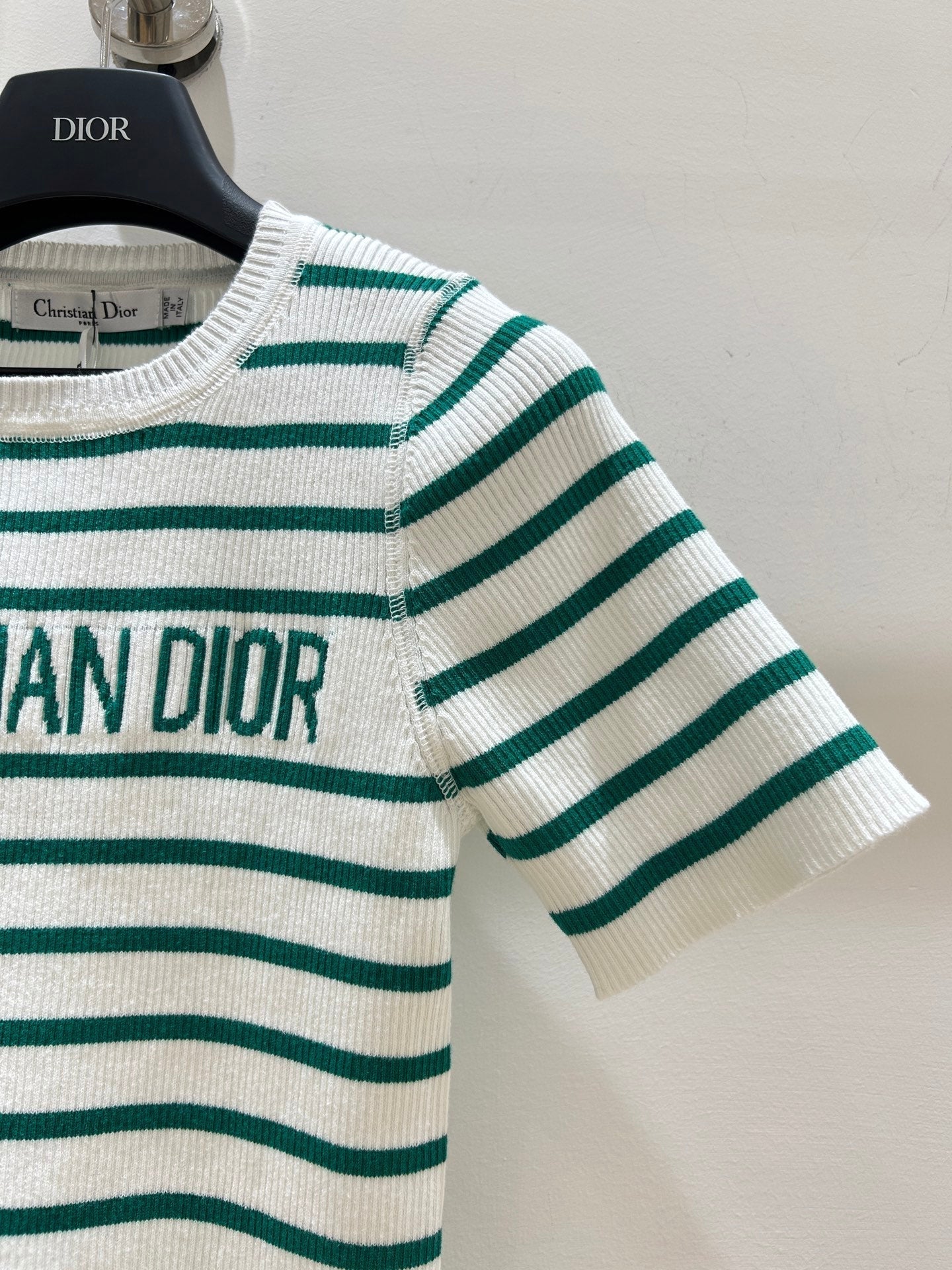 DIOR 25S STRIPED SHORT-SLEEVE T-SHIRT 671