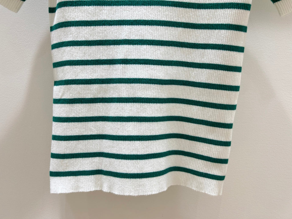 DIOR 25S STRIPED SHORT-SLEEVE T-SHIRT 671