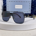 SQUARE FRAME SUNGLASSES 576906 IN METAL