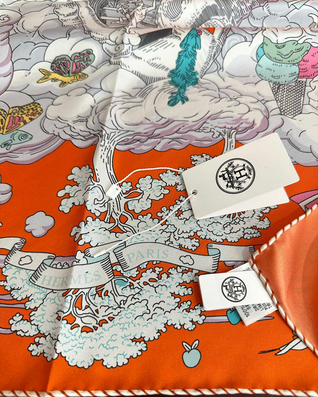 HERMES HERMES 25S SCARF 90 IN SILK 724702