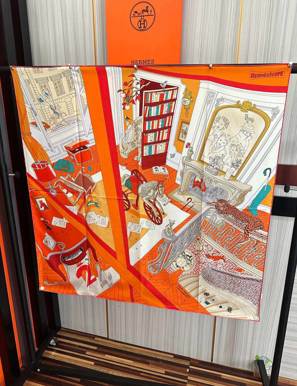 HERMES HERMES 25S SCARF 90 IN SILK 733848
