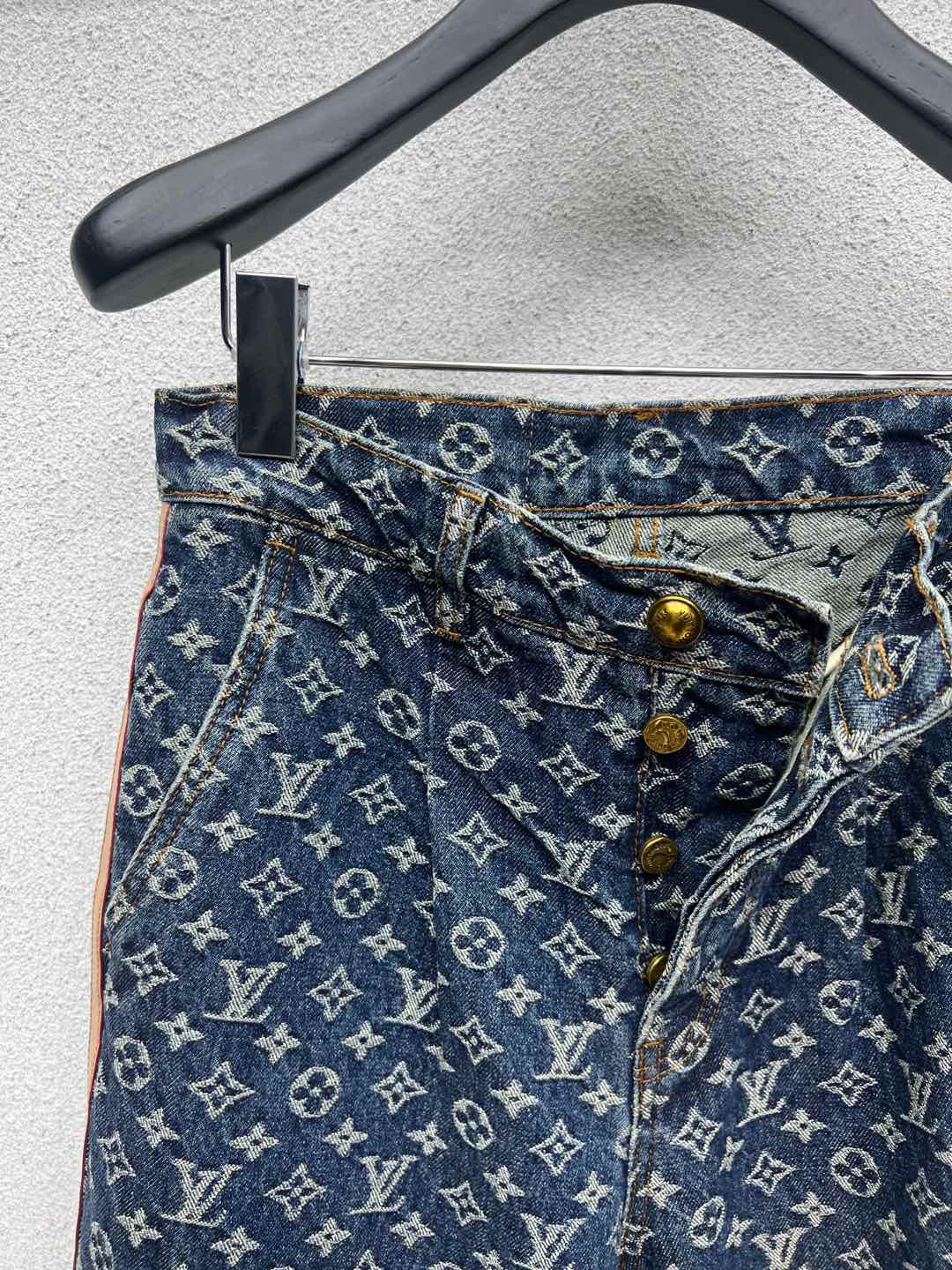 LOUIS VUITTON LV Monogram Denim Tailored Pants