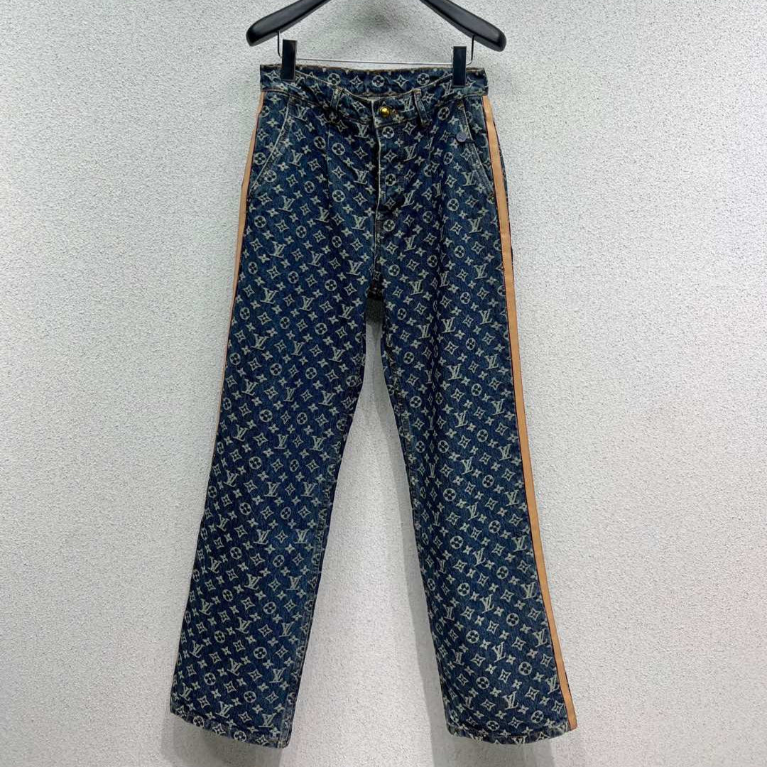 LOUIS VUITTON LV Monogram Denim Tailored Pants