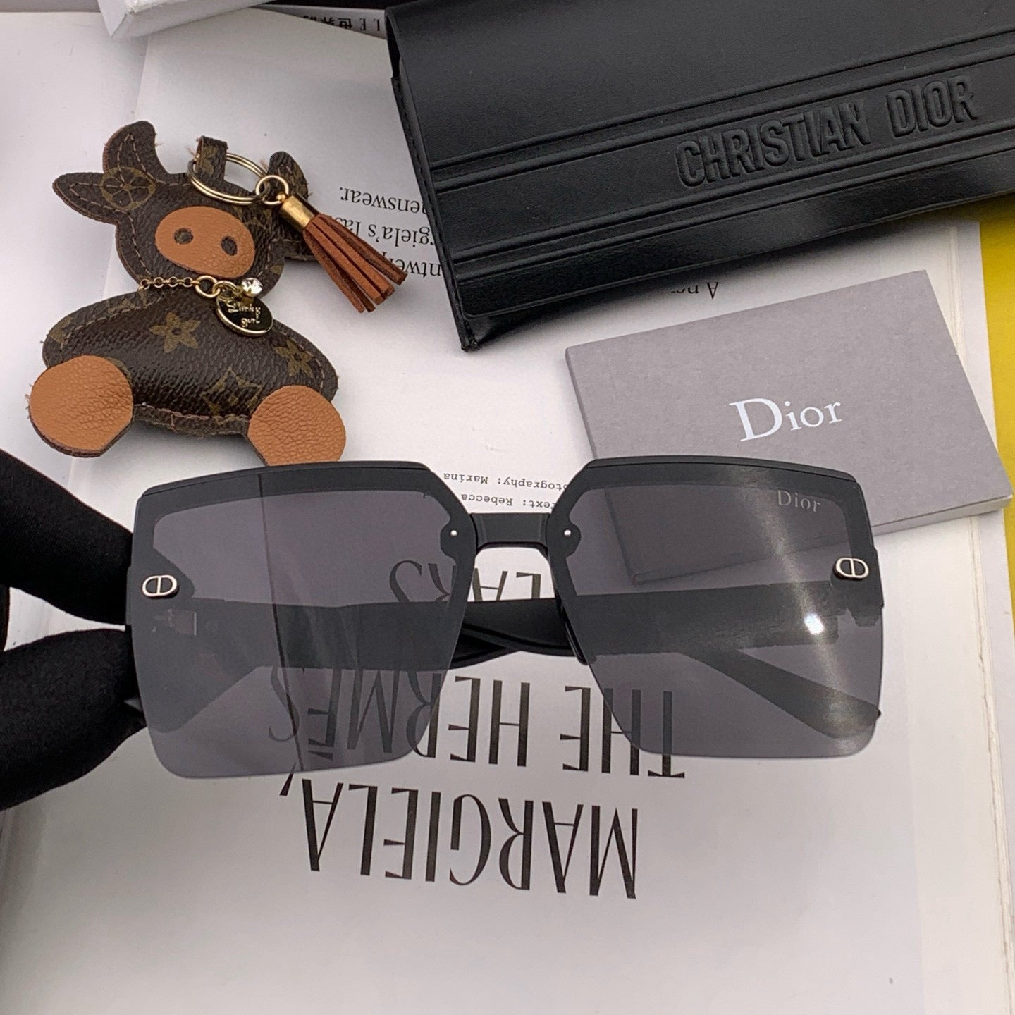 DIOR MONTAIGNE SUNGLASS D9805 IN ACETATE
