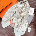 HERMES HERMES 25S SCARF 135 IN SILK 854788