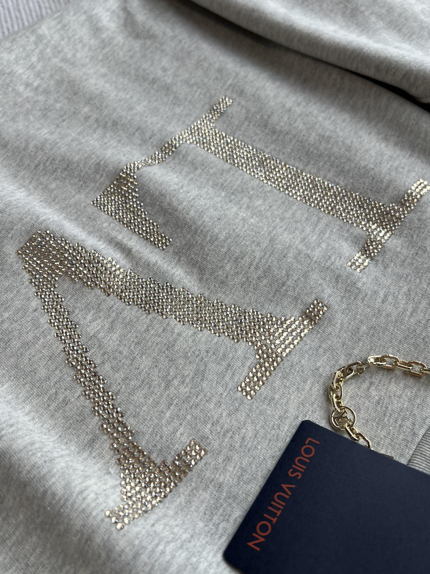 LOUIS VUITTON LOUIS VUITTON LONG DIAMOND SWEATSHIRT 275678