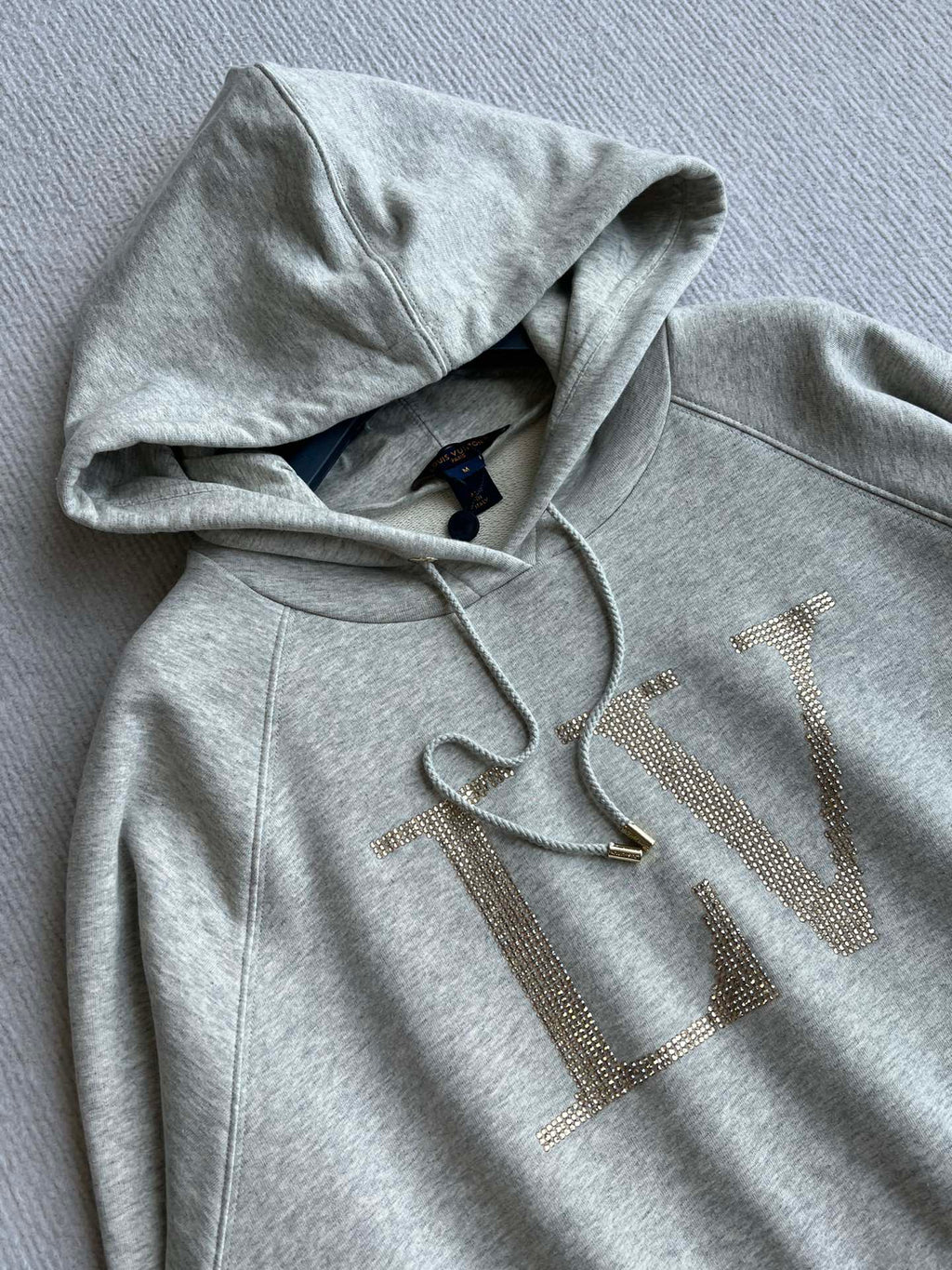 LOUIS VUITTON LOUIS VUITTON HOODED SWEATSHIRT WITH RHINESTONES 275688