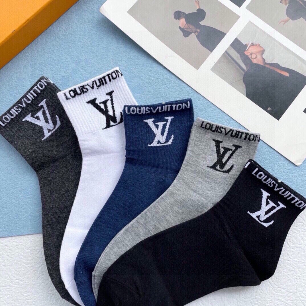 LOUIS VUITTON LOW-CUT SOCKS 416026 (1 BOX)