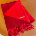 HERMES SCARF 150 CM IN CRIMSON RED CASERE