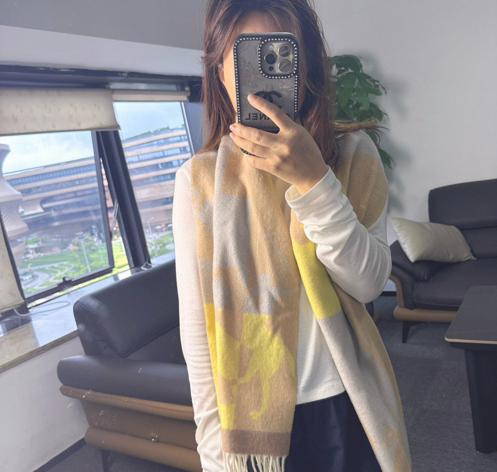 HERMES HERMES 25S SCARF 170 IN CASERE 854664