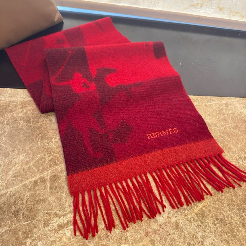 HERMES HERMES 25S SCARF 170 IN CASERE 854665
