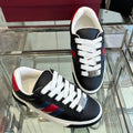 GUCCI ACE SNEAKER IN BLACK SHEEPSKIN