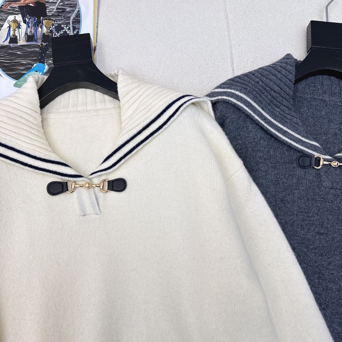GUCCI Gucci 25 Knitted Sweater Jacquard Wool Fabric