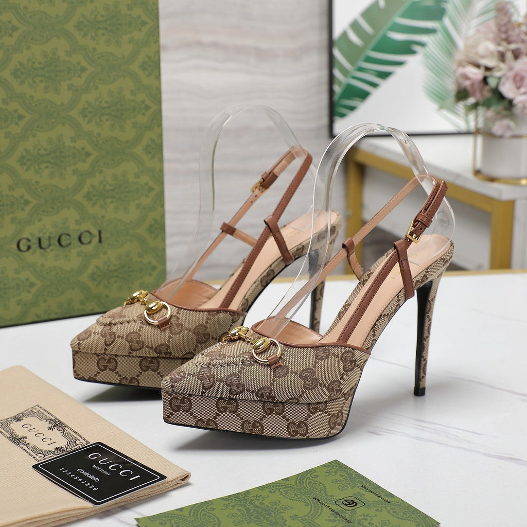 GUCCI Valentino High heels Brown