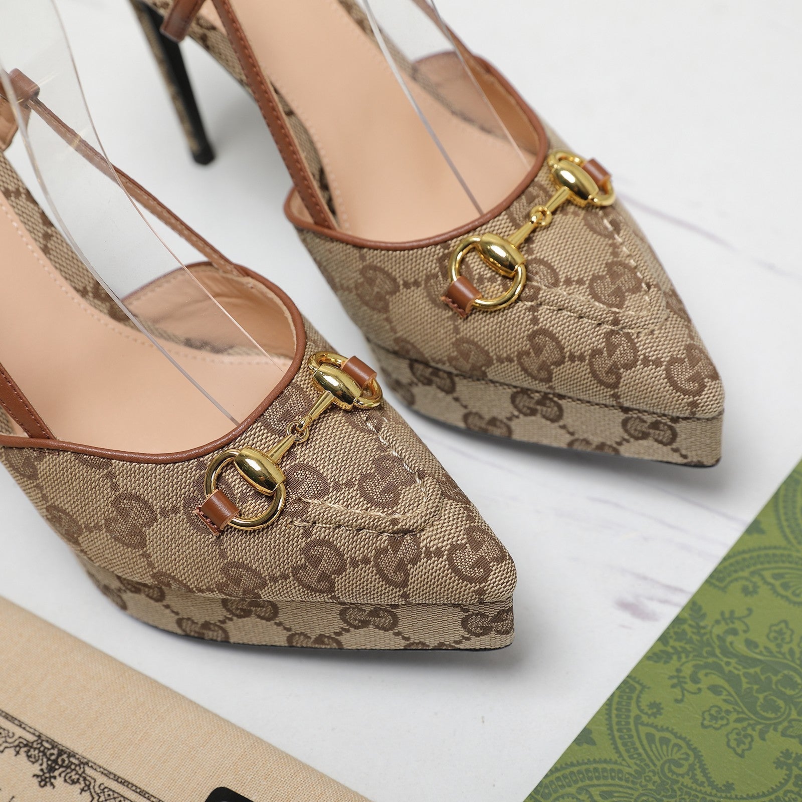 GUCCI Valentino High heels Brown