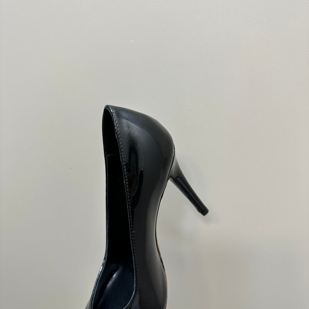 GUCCI 105 HIGH HEEL PUMP BLACK LAMBSKIN