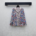 LOUIS VUITTON LV MULTICOLOR FLORAL PRINT SHIRT 263834