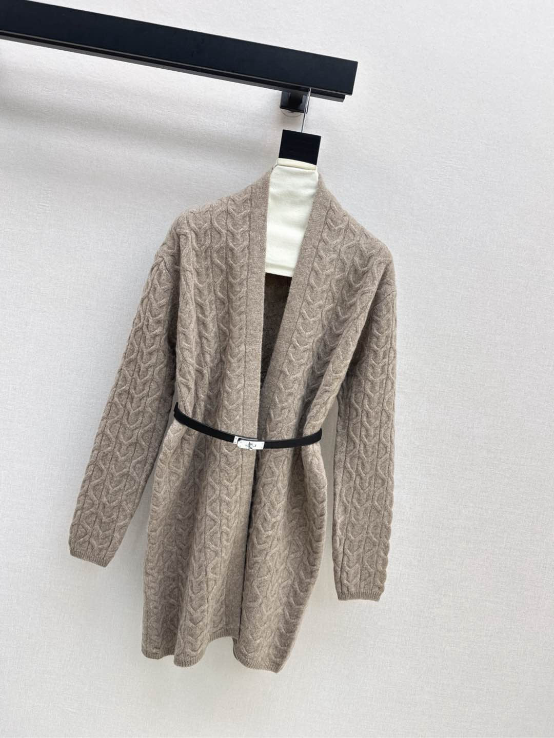 HERMES HERMES 25S LONG KNIT CARDIGAN 150