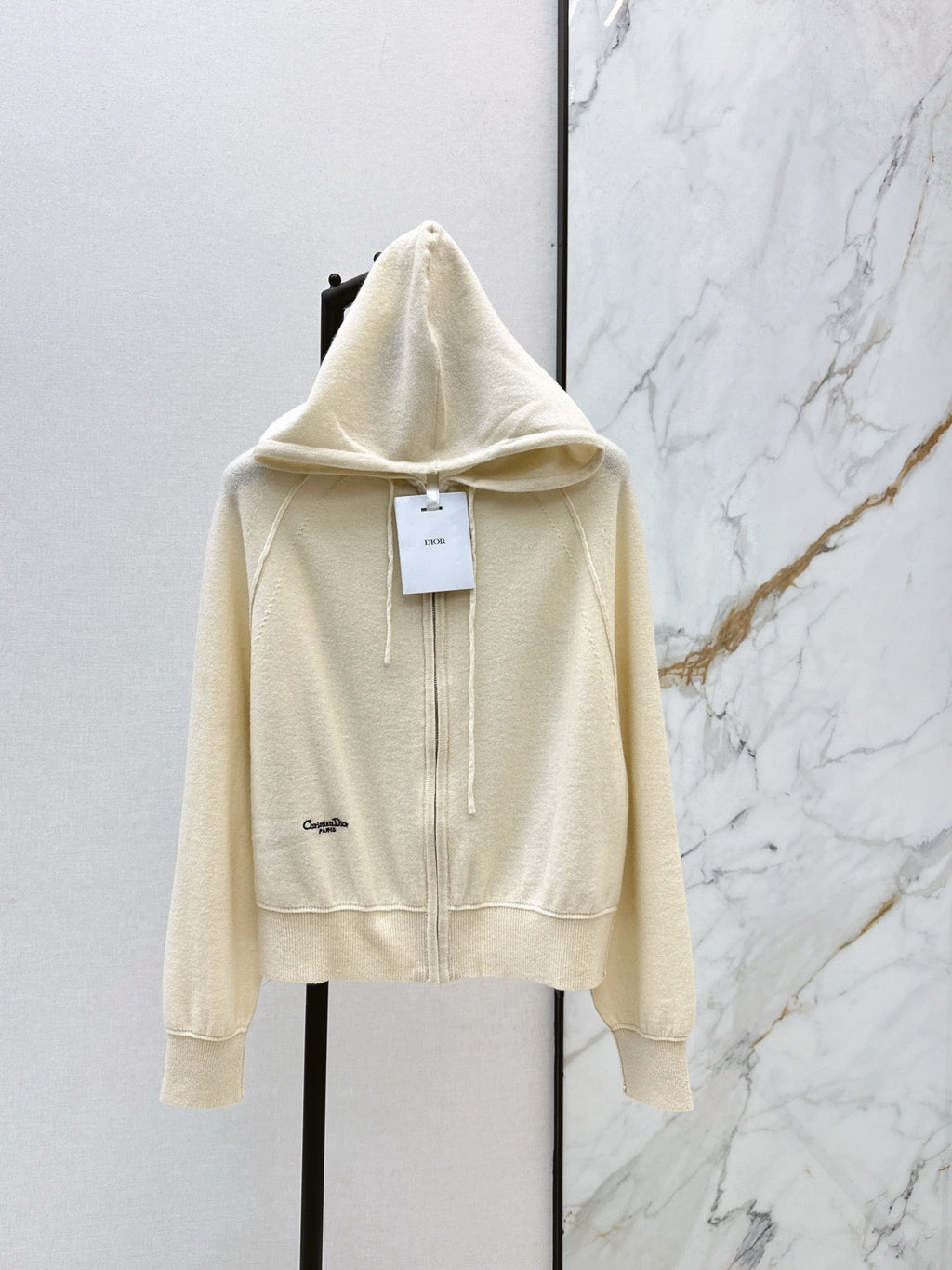 DIOR 25S FLORAL EMBROIDERED HOODIE 572