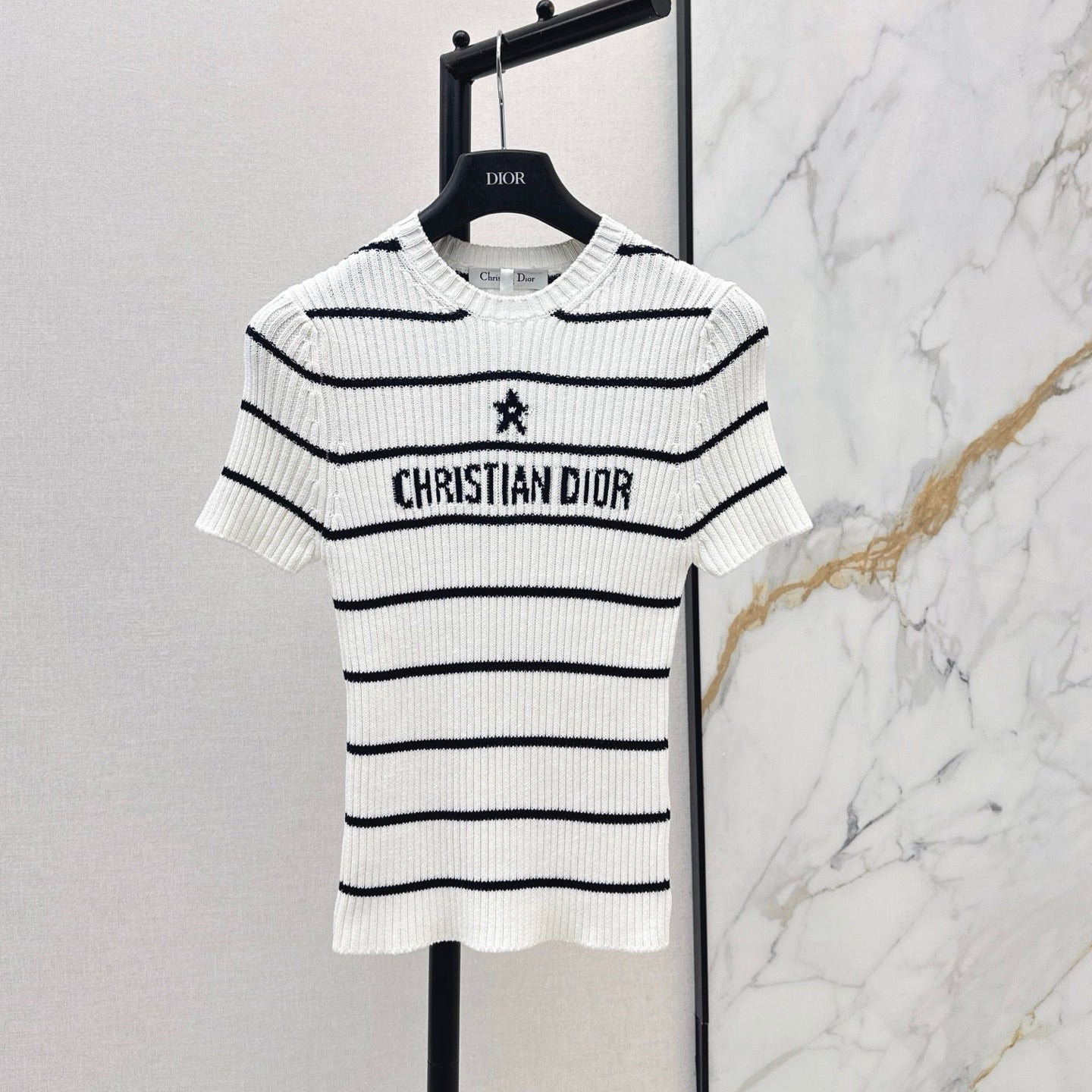 DIOR 25S SHORT-SLEEVE SWEATER 541